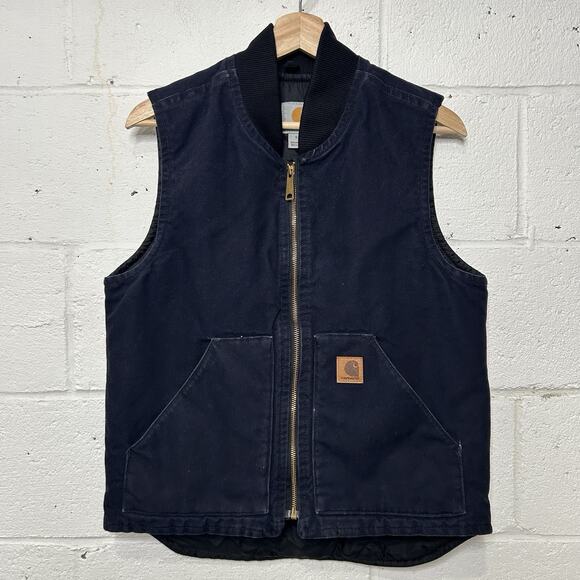 Carhartt Other - Vintage Carhartt Quilted Artic Vest “Midnight Blue” V02 MDT